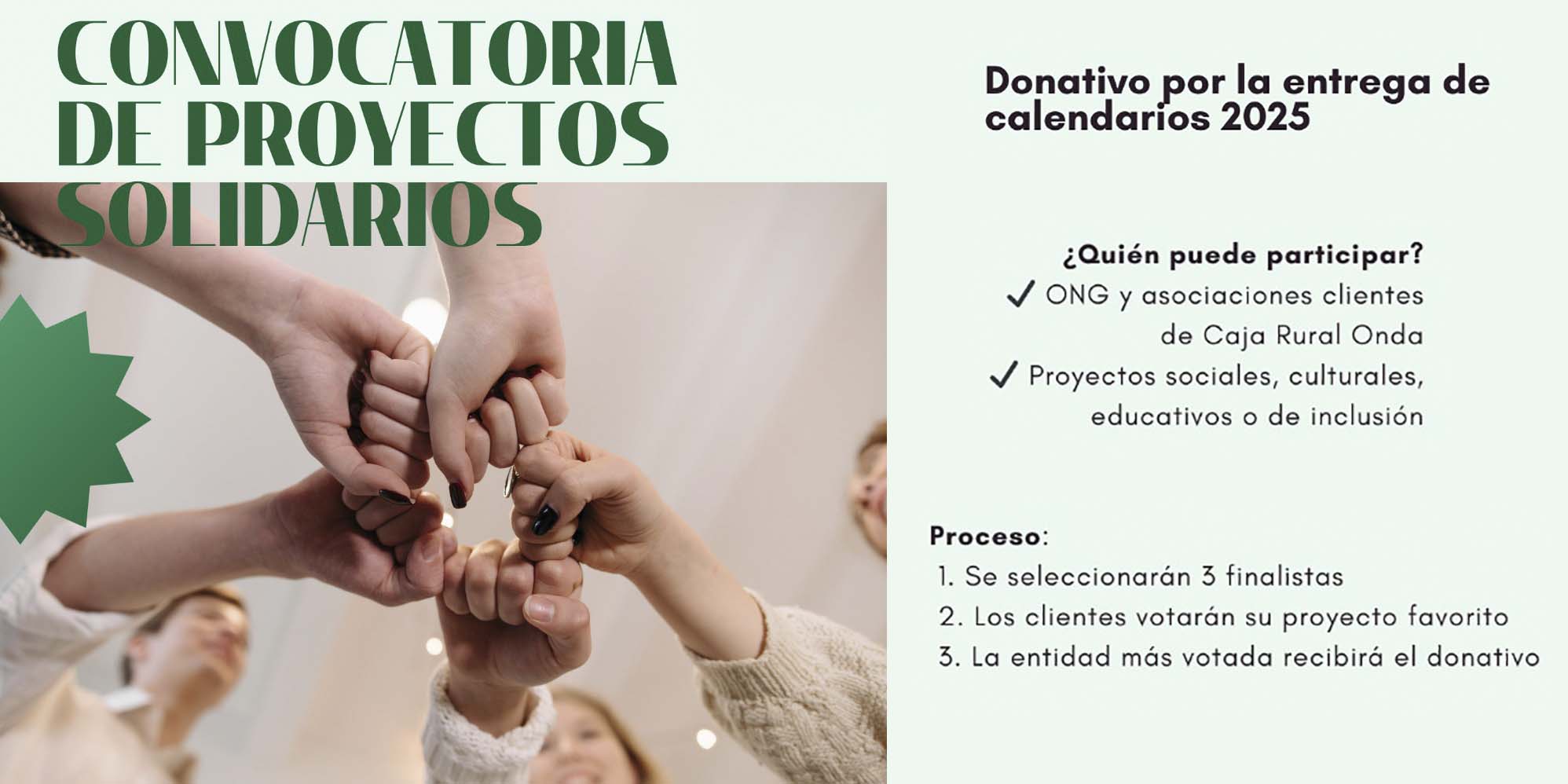 Calendario Solidario - Bases